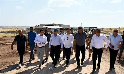 Mardin Valimiz/Büyükşehir Belediye Başkan V. Sayın Mahmut Demirtaş İlçemizi Ziyaret Ederek İncelemelerde Bulundular.
