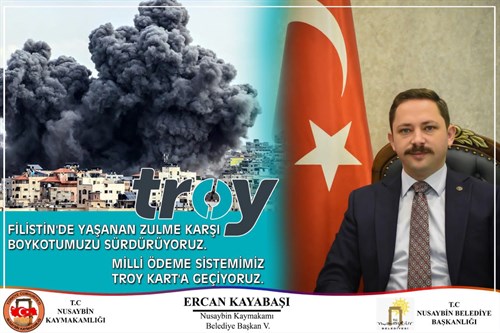 Nusaybin'de Tüm Personeller Troy Kart Sistemine Geçiyor
